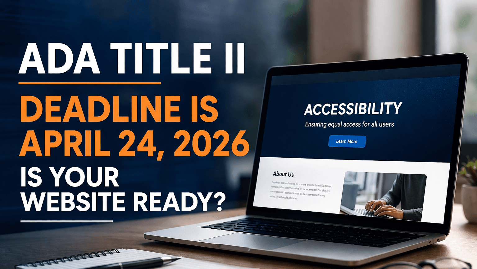 ADA Title II Deadline Is April 24, 2026 — Is Your Website Ready?